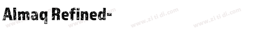 Almaq Refined字体转换